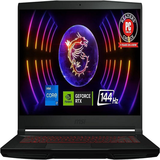 - THIN GF63 15.6" 144Hz FHD Gaming Laptop-Intel Core I5-12450H with 8GB Memory-Rtx 2050-1TB SSD Notebook PC
