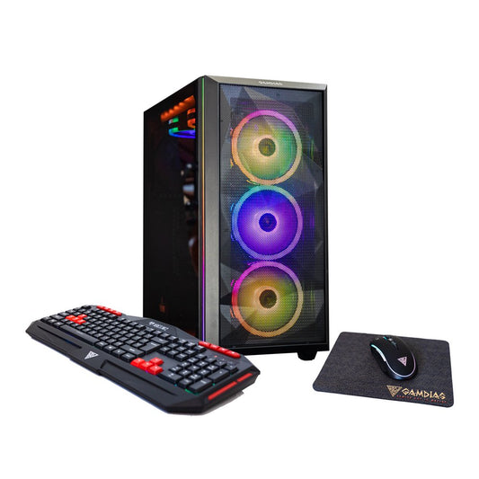 Omega 5 Gaming Desktop, Core I5-12600 6 Core 12-Threads 4.8Ghz Boost, Built in Wi-Fi, Windows 10